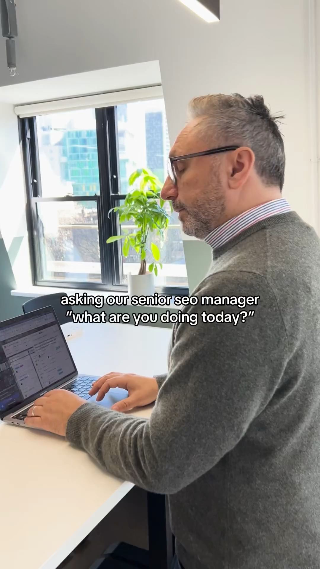 Asking our Senior SEO Manager what they are working on today Video Placeholder